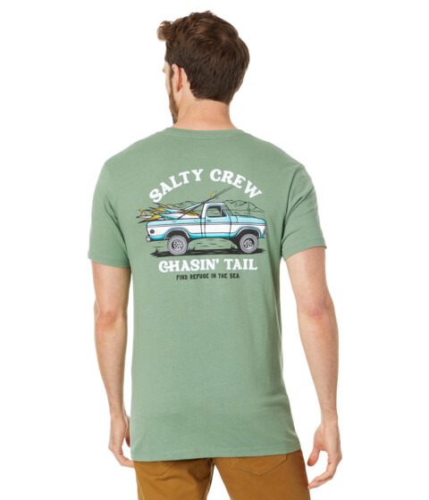 Imbracaminte Barbati Salty Crew Off Road Premium Short Sleeve Tee Sage Green