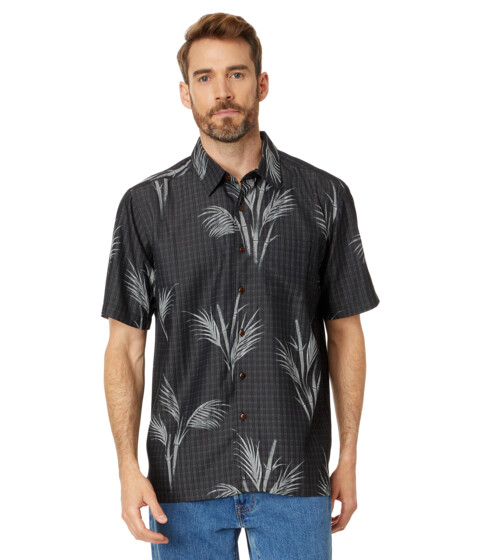 Imbracaminte Barbati Quiksilver Waterman Skipped Out Short Sleeve Woven Black Skipped Out