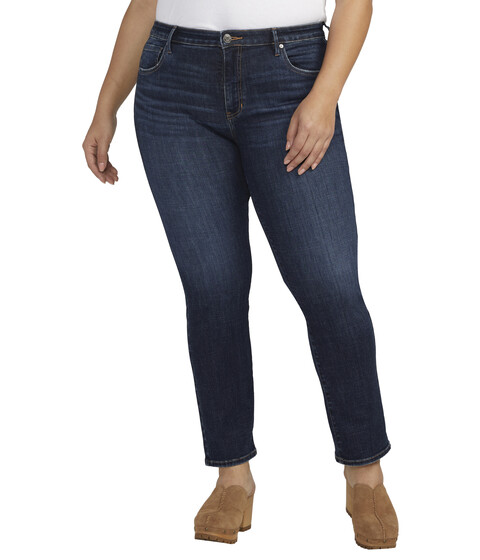 Imbracaminte Femei Jag Jeans Plus Size Cassie Mid-Rise Slim Straight Leg Jeans Brisk Blue