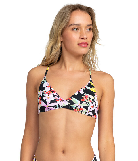 Imbracaminte Femei Roxy Beach Classics Athletic Bikini Top Anthracite New Life
