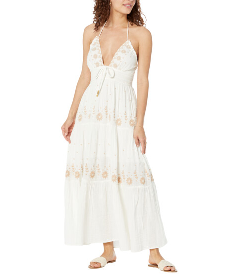 Imbracaminte Femei Free People Real Love Embroidered Dress Ivory Combo