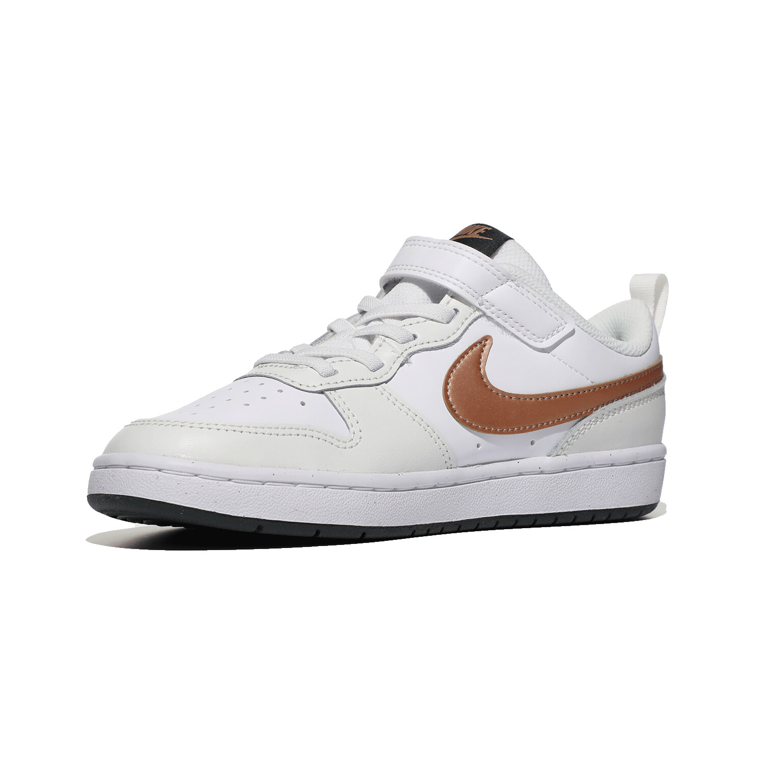 Incaltaminte Baieti Nike Court Borough Low 2 (Little Kid) WhiteMetallic Red BronzeSummit White