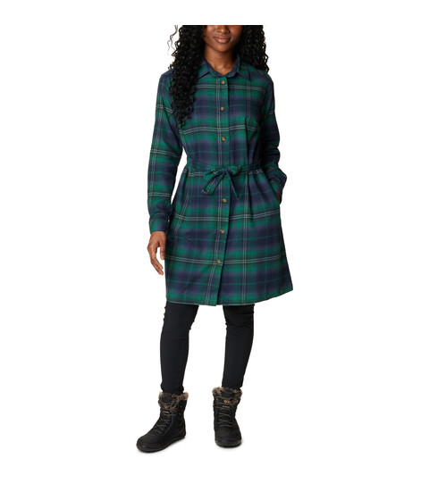 Imbracaminte Femei Columbia Holly Hideawaytrade Flannel Dress Spruce Multi Tartan