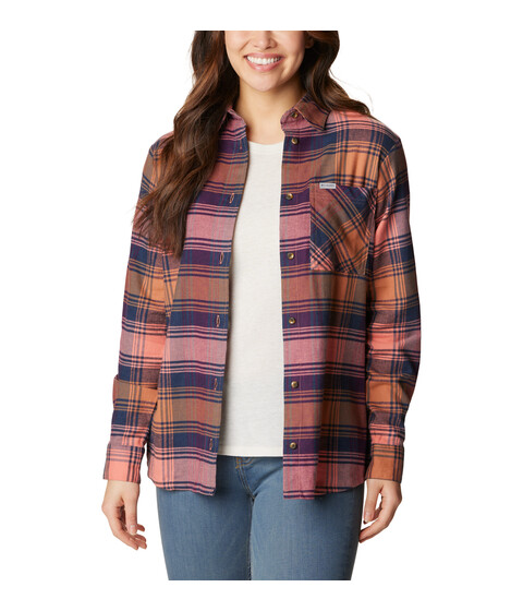 Imbracaminte Femei Columbia Calico Basintrade Flannel Long Sleeve Shirt Faded Peach Dimensional Buffalo