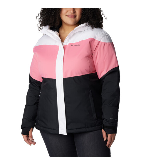 Imbracaminte Femei Columbia Plus Size Tipton Peaktrade II Insulated Jacket WhiteCamellia RoseBlack