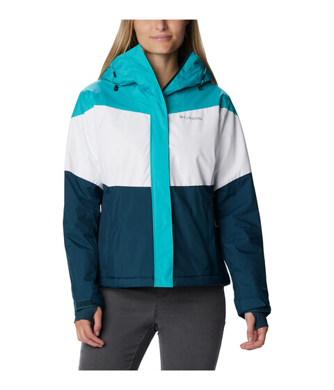 Imbracaminte Femei Columbia Tipton Peaktrade II Insulated Jacket Bright AquaWhiteNight Wave