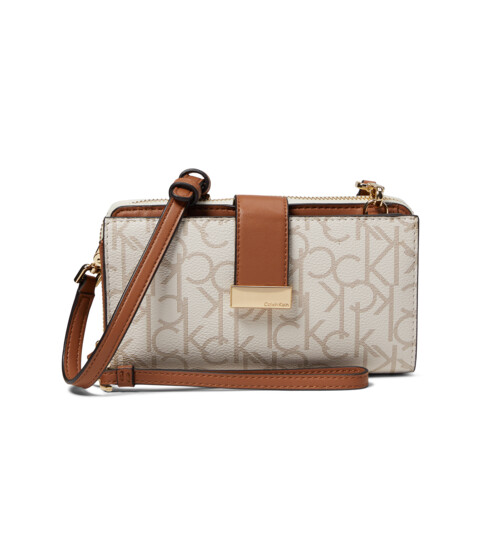 Incaltaminte Femei Steve Madden Amara Signature Wallet On String VanillaKhakiCaramel