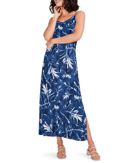 Imbracaminte Femei NICZOE Vintage Botanical Slip Dress Blue Multi