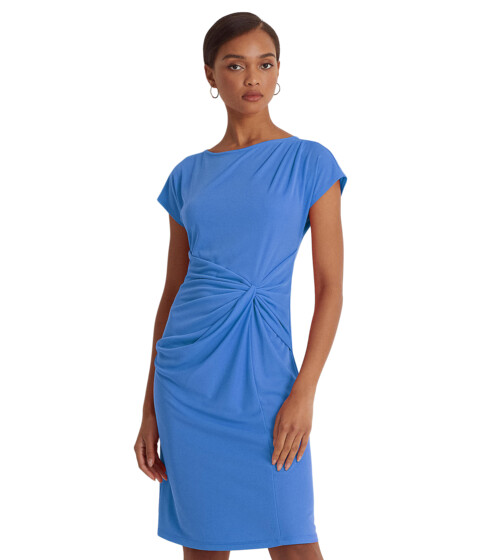 Imbracaminte Femei LAUREN Ralph Lauren Twist-Front Jersey Dress New England Blue