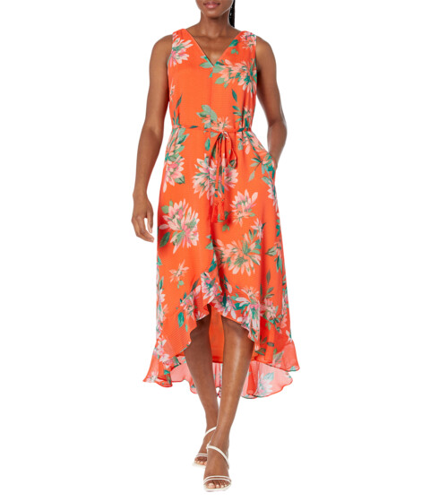 Imbracaminte Femei Tommy Bahama Joyful Blooms Sleeveless Maxi Dress Orange Candy
