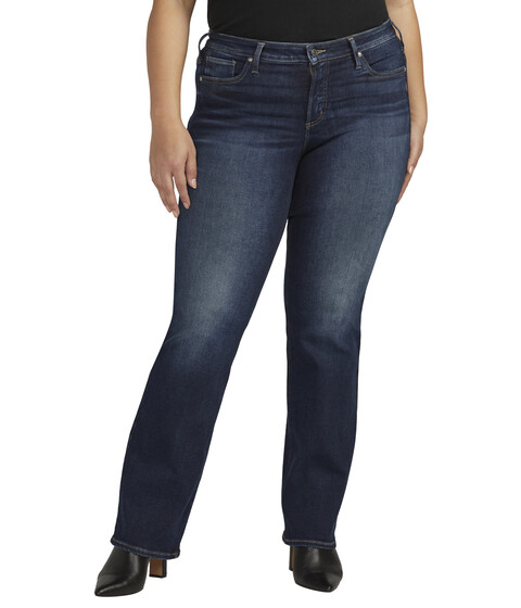 Imbracaminte Femei Silver Jeans Co Plus Size Infinite Fit Mid-Rise Bootcut Jeans W87702INF487 Indigo