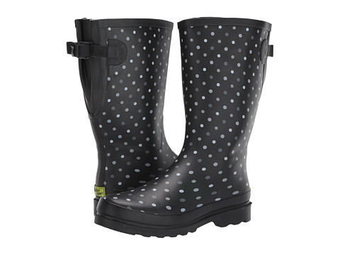 Incaltaminte Femei Western Chief Waterproof Printed Wide Calf Rain Boot Simple Dot Pop Black