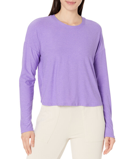 Imbracaminte Femei Beyond Yoga Featherweight Open Space Pullover Bright Amethyst Heather