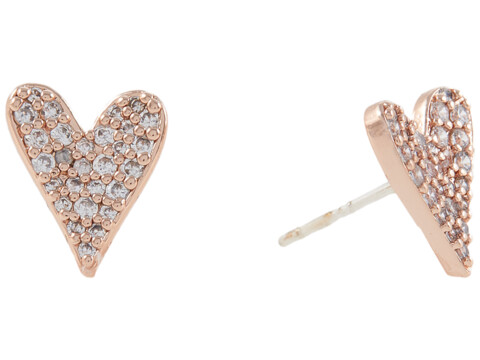 Bijuterii Femei Kate Spade New York Sweetheart Studs Earrings ClearRose Gold