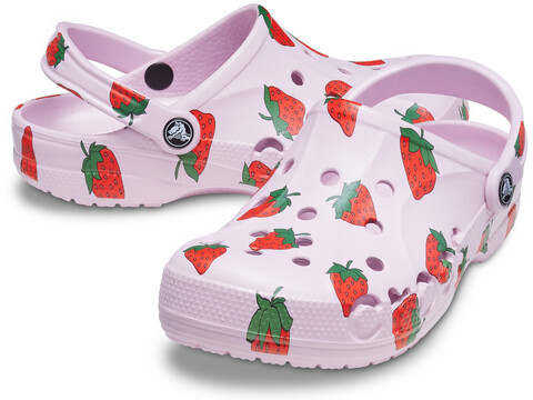 Incaltaminte Femei Crocs Baya Seasonal Printed Clog Ballerina PinkStrawberries