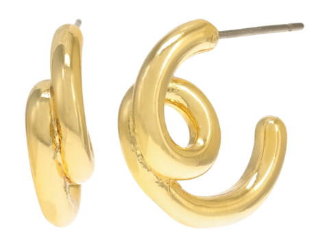 Bijuterii Femei Madewell Three-Pack Hoop Earring Set Pale Gold 3