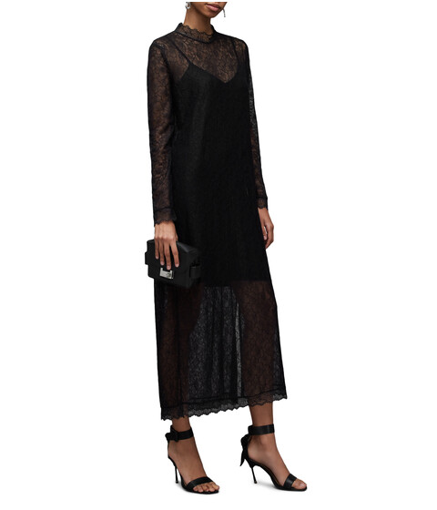 Imbracaminte Femei AllSaints Katlyn Lace Dress Black