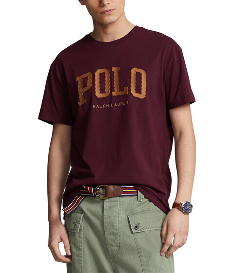 Imbracaminte Barbati Polo Ralph Lauren Classic Fit Logo Jersey T-Shirt Harvard Wine