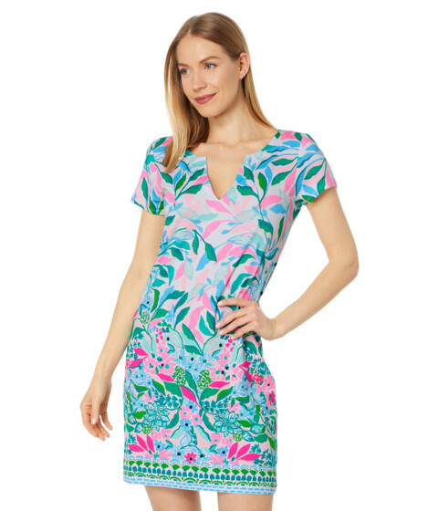Imbracaminte Femei Lilly Pulitzer UPF 50 Sophiletta Dress Water Lilly Green Leaf Me In Paradise