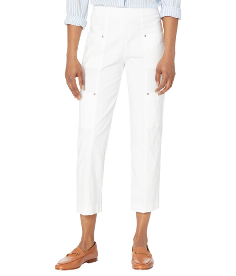 Imbracaminte Femei Elliott Lauren Control Stretch Pull-On Pants w Cargo Pocket White