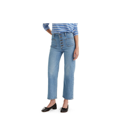 Imbracaminte Femei Levis Ribcage Patch Pocket Jeans In Patches