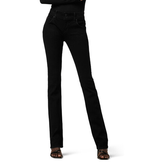 Imbracaminte Femei Hudson Jeans Beth Mid-Rise Baby Boot Flap in Black Black