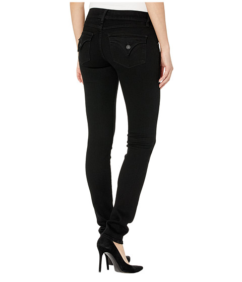 Imbracaminte Femei Hudson Jeans Collin Mid-Rise Skinny in Black Black