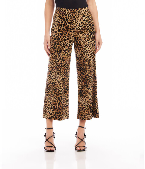 Imbracaminte Femei Karen Kane Cropped Pants Leopard