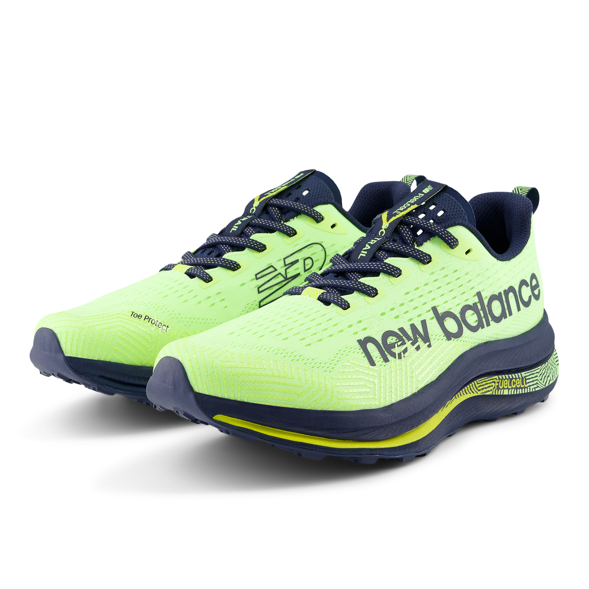 Incaltaminte Barbati New Balance FuelCell SuperComp Trail Bleached Lime GloNB Navy