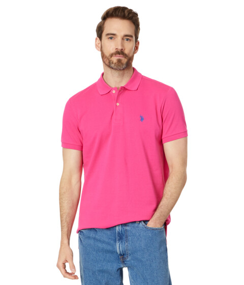 Incaltaminte Femei Nine West Slim Fit Solid Pique Polo Shirt Big Top Pink