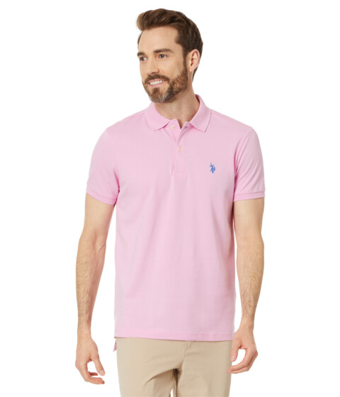 Incaltaminte Femei Rockport Slim Fit Solid Pique Polo Shirt Pink Hour