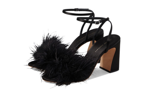 Incaltaminte Femei Loeffler Randall Minerva Simple Sandals with Feathers Black