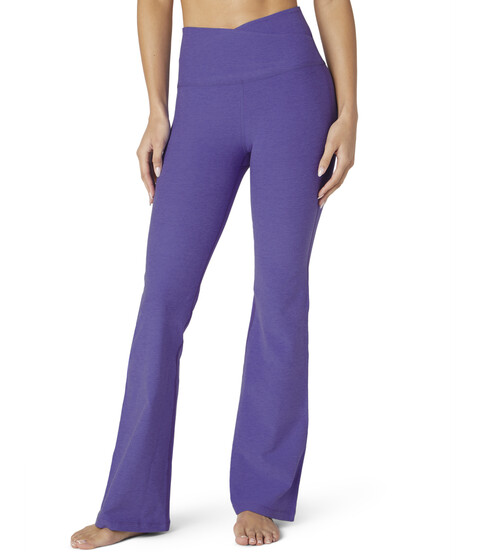 Imbracaminte Femei Beyond Yoga Spacedye At Your Leisure Bootcut Pants Ultra Violet Heather