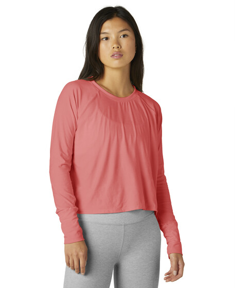 Imbracaminte Femei Beyond Yoga Featherweight Daydreamer Pullover Sun Kissed Coral Heather