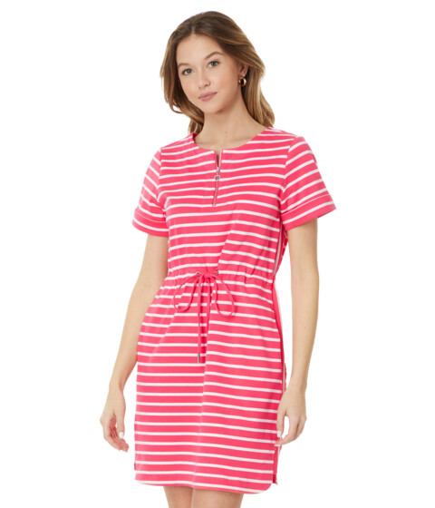 Imbracaminte Femei Tommy Bahama Jovanna Stripe Zip Front Dress Paradise Pink