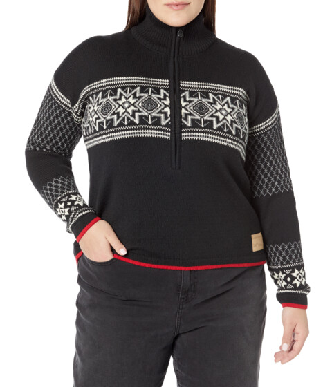 Imbracaminte Femei Dale of Norway Elis Sweater Black Off-White Smoke Raspberry
