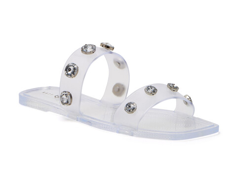 Incaltaminte Femei Katy Perry The Geli Embellished Square Toe Clear