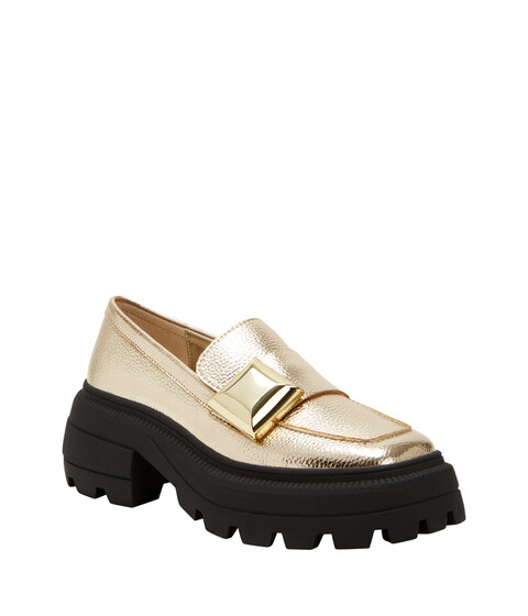 Incaltaminte Femei Katy Perry The Geli Combat Loafer Champagne
