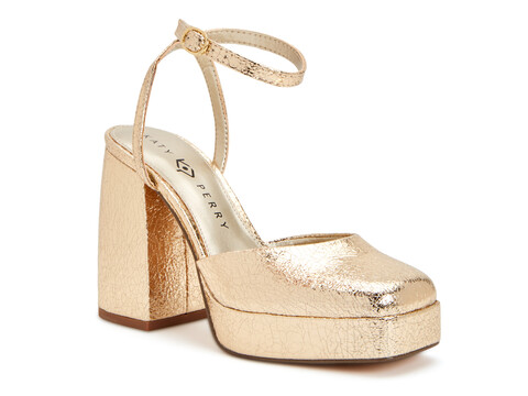 Incaltaminte Femei Katy Perry The Uplift Ankle Strap Gold