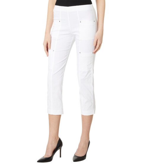 Imbracaminte Femei Elliott Lauren Control Stretch Pull-On Cropped Cargo Pants White