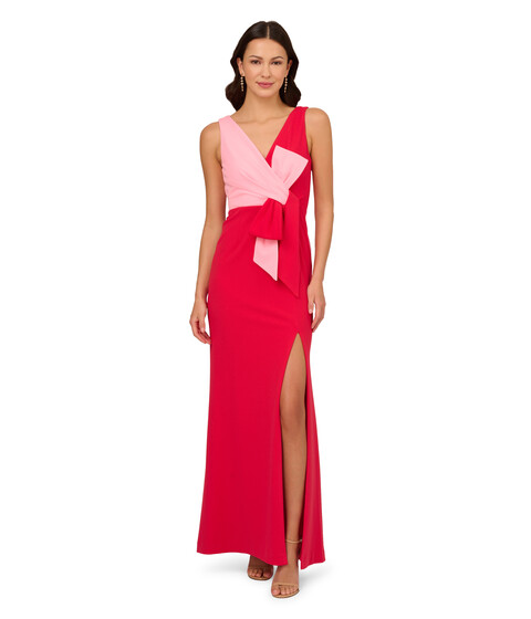 Imbracaminte Femei Adrianna Papell Two-Tone Evening Gown PinkRed