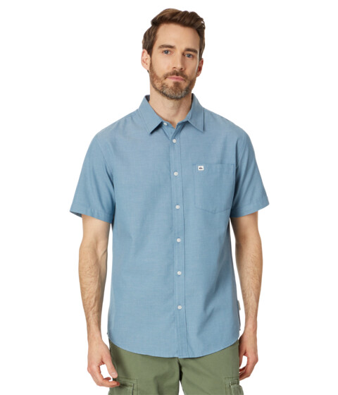 Imbracaminte Barbati Quiksilver Shoreline Classic Short Sleeve Blue Shadow