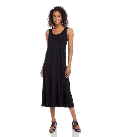 Imbracaminte Femei Karen Kane Tiered Midi Dress Black