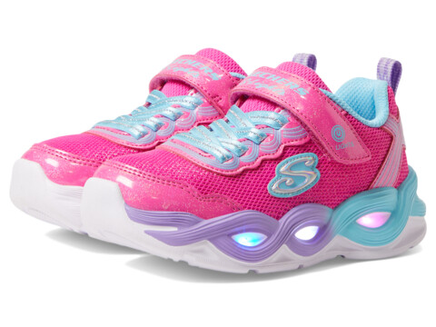 Incaltaminte Fete SKECHERS Twisty Glow Light Up Sneaker (Little KidBig Kid) Hot Pink