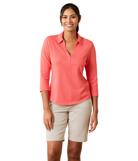 Imbracaminte Femei Tommy Bahama Ashby Isles Jersey Johnny Collar Pure Coral