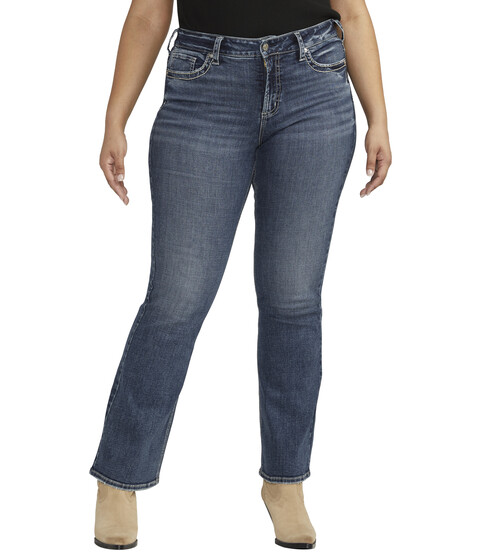 Imbracaminte Femei Silver Jeans Co Plus Size Suki Mid Rise Curvy Fit Bootcut Jeans W93719ECF365 Indigo