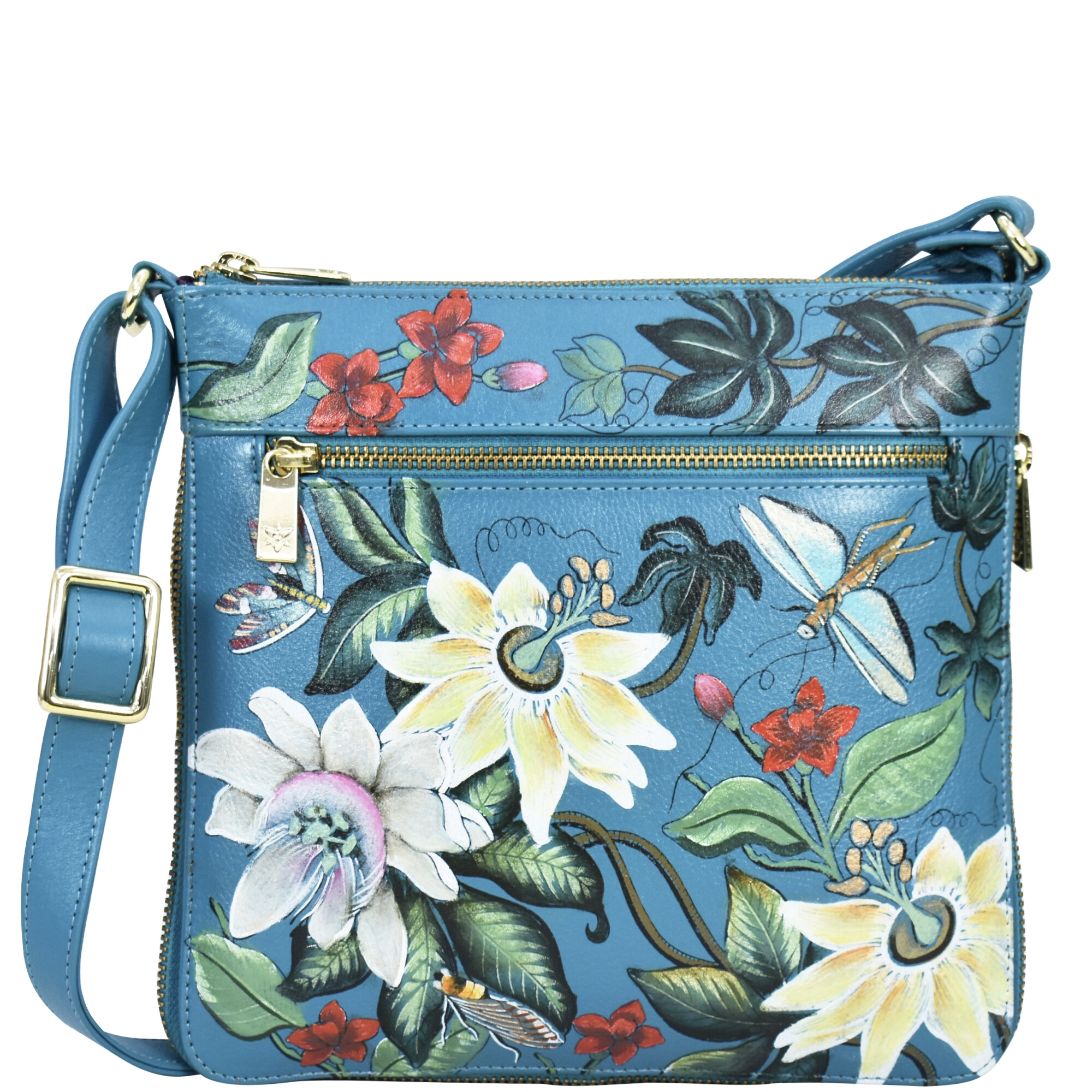 Genti Femei Anuschka Handbags Expandable Travel Crossbody - 550 Royal Garden