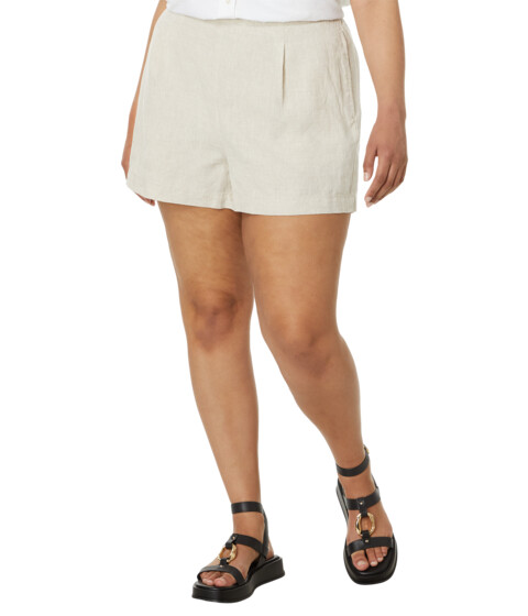 Imbracaminte Femei Madewell Clean Pull-On Shorts in 100 Linen Natural Undyed