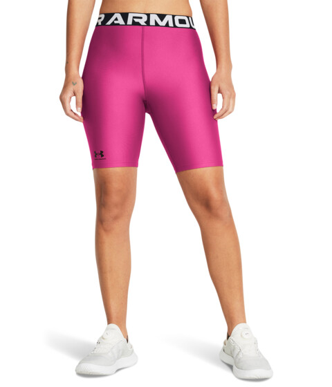Imbracaminte Femei Under Armour Heatgear Authentics 8quot Shorts Astro PinkBlack