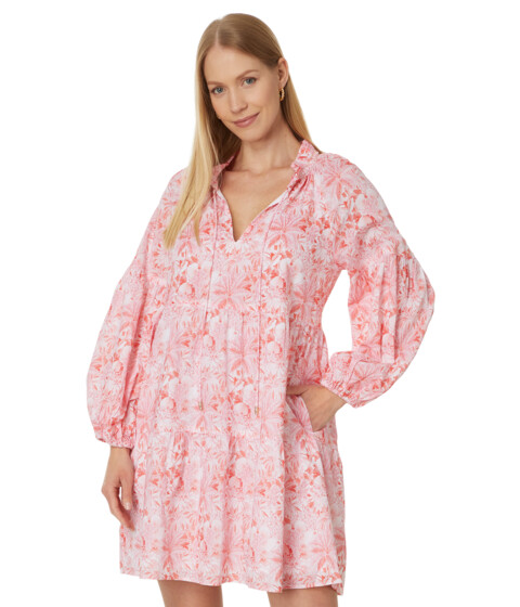Imbracaminte Femei Tommy Bahama Petit Palma LS Short Dress Paradise Pink